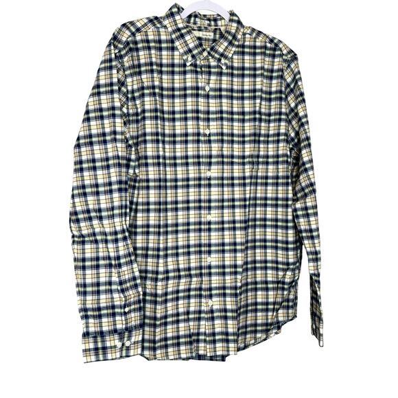 Hawker Rye Long Sleeve Button Down Shirt Multicolor Plaid NWT Men L Tall - Picture 2 of 9